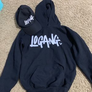 Logan Paul hoodie and hat